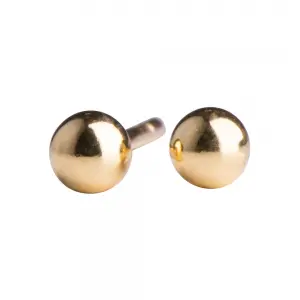 Nordahl Nordahl - Forgyldte kugle ørestikker, 3mm - 30252385900