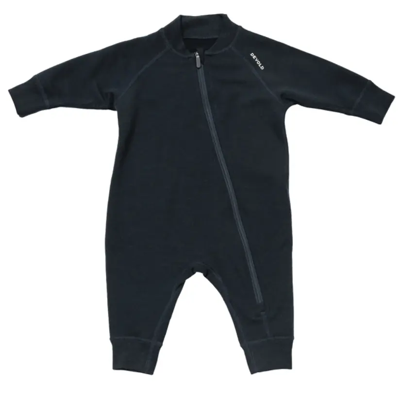 Devold Devold Nibba Merino Playsuit Baby Ink