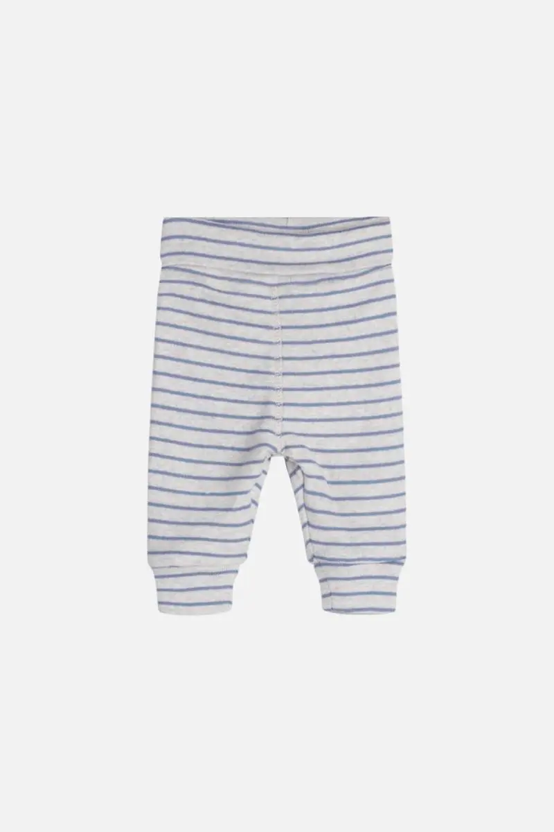 Hust and Claire Hust and Claire Luca Leggings Blue flint Stripe (68 / 6 mnd)