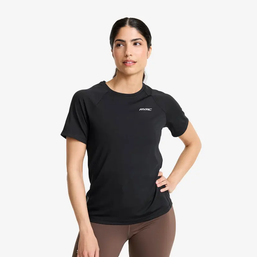 RevolutionRace Pulse Running T-shirt Dame Black