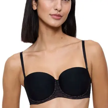 Triumph Triumph BH Signature Sheer Wired Balconette Bra Svart B 70 Dame