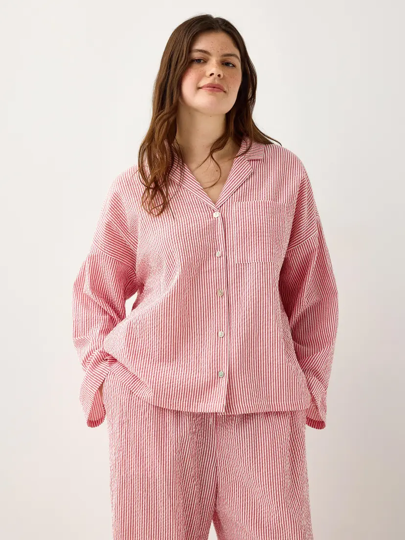 Lindex Pyjamasskjorte i seersucker