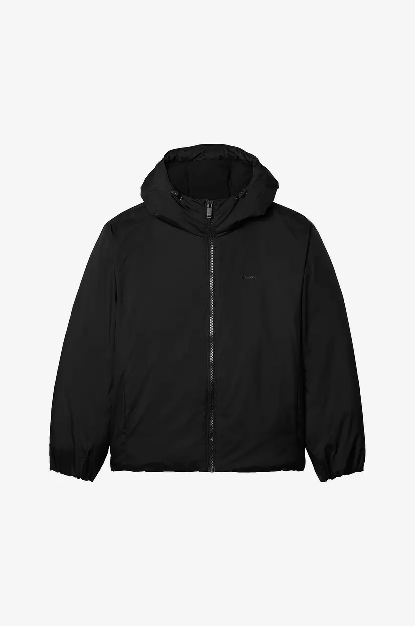 Calvin Klein Lettvektsjakke Ls Rlxd Ultra Lightweight Ripsto - Svart