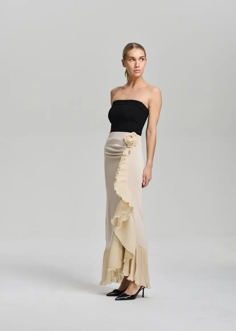 RAVN RAVN Dion Skirt Pearled Ivory - XS