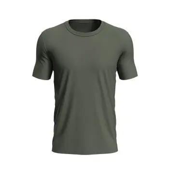 Stedman Stedman Morgan Crew Neck Militærgrønn ringspunnet bomull Large Herre