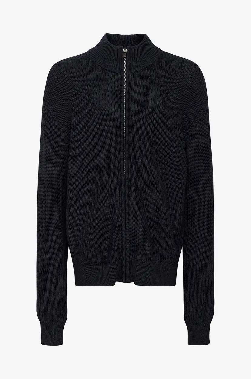 Grunt Genser Gotfred Knit - Blå