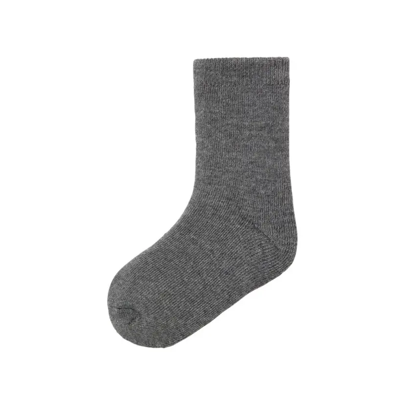 NAME IT Name It - Ullsokker Waksi Terry Dark Grey Melange