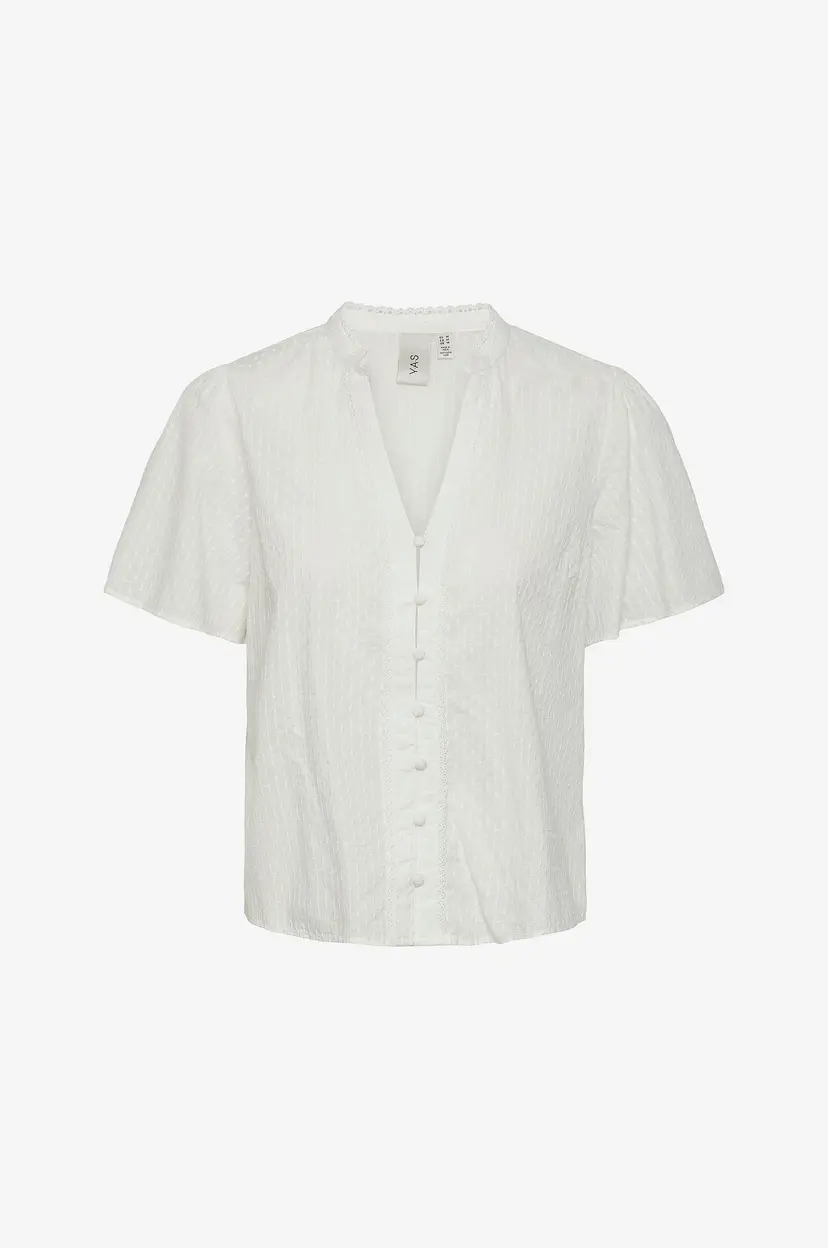 Y.A.S Bluse yasTia SS Top S - Hvit