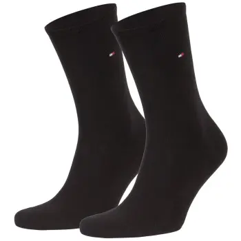 Tommy Hilfiger Tommy Hilfiger Strømper 2P Women Classic Casual Socks Svart Str 39/42 Dame