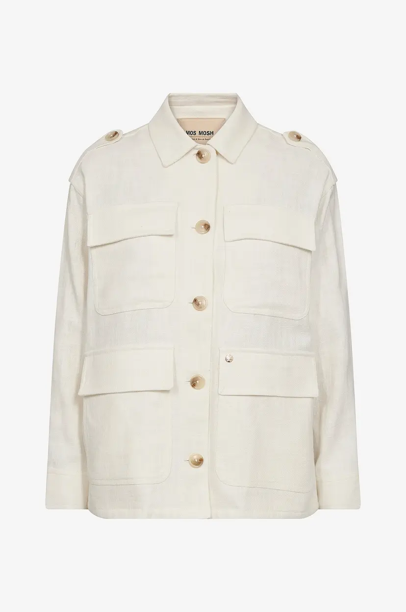 Mos Mosh Jakke mmAlfea Ramie Jacket - Hvit