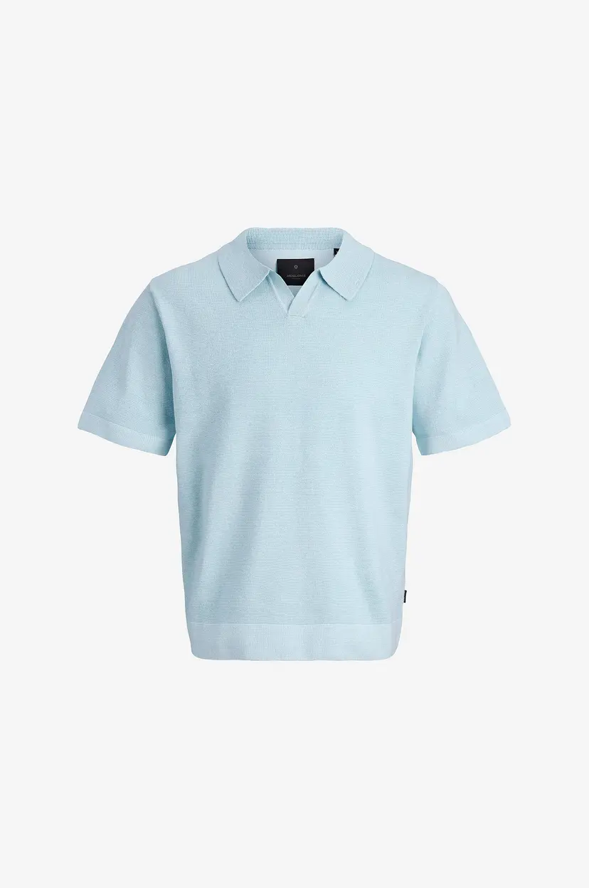Jack & Jones Junior Genser jprBlamilano Spring Knit Split - Blå