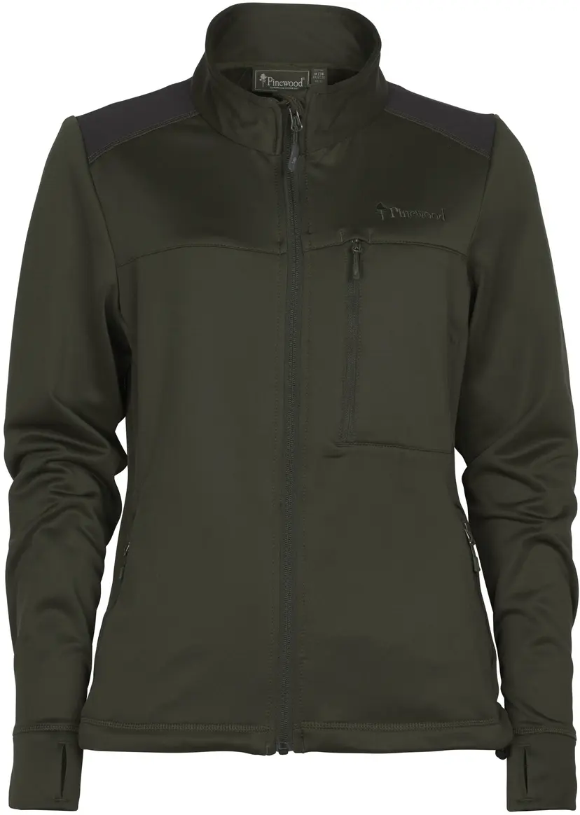 Pinewood Pinewood Abisko Power Fleece Women Moss Green
