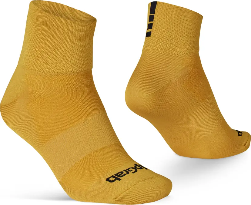 GripGrab Gripgrab Lightweight SL Short Summer Socks Mustard Yellow