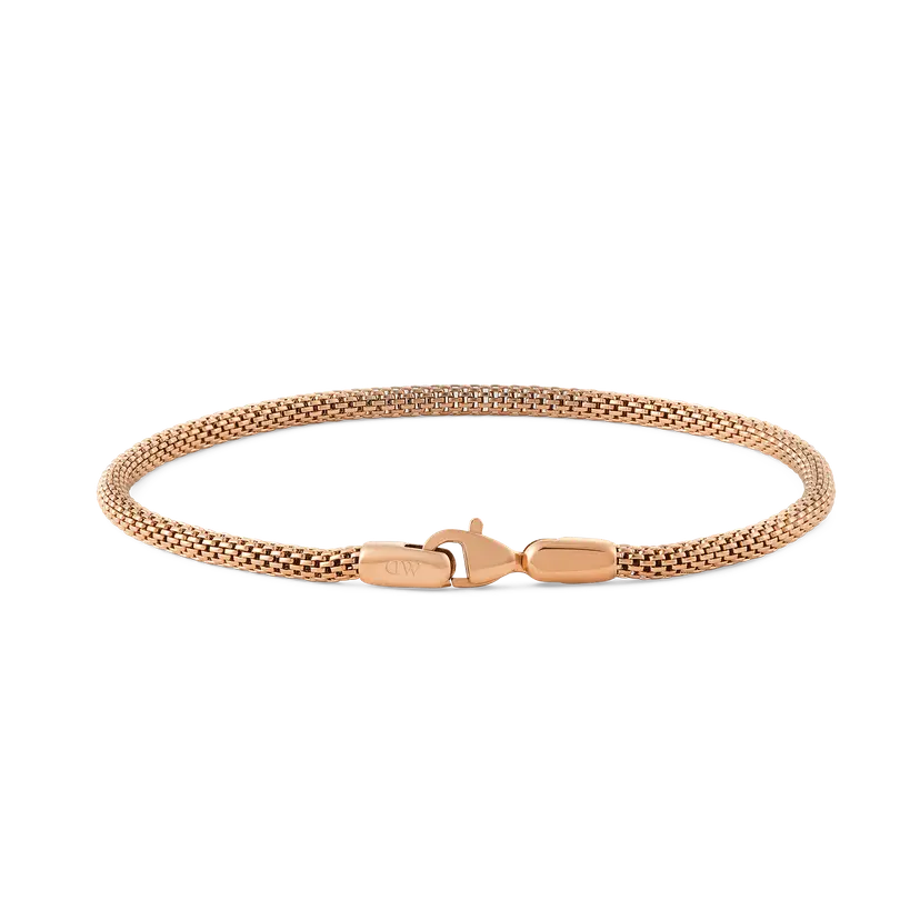 Daniel Wellington Rose Gold Bracelet Tide Mesh Melrose 2.8 | DW