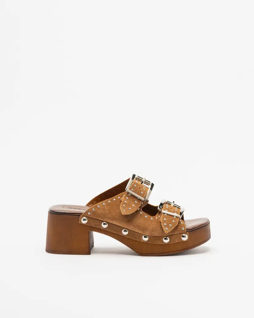 Dropp Dropp PAOLA Camel Clogs