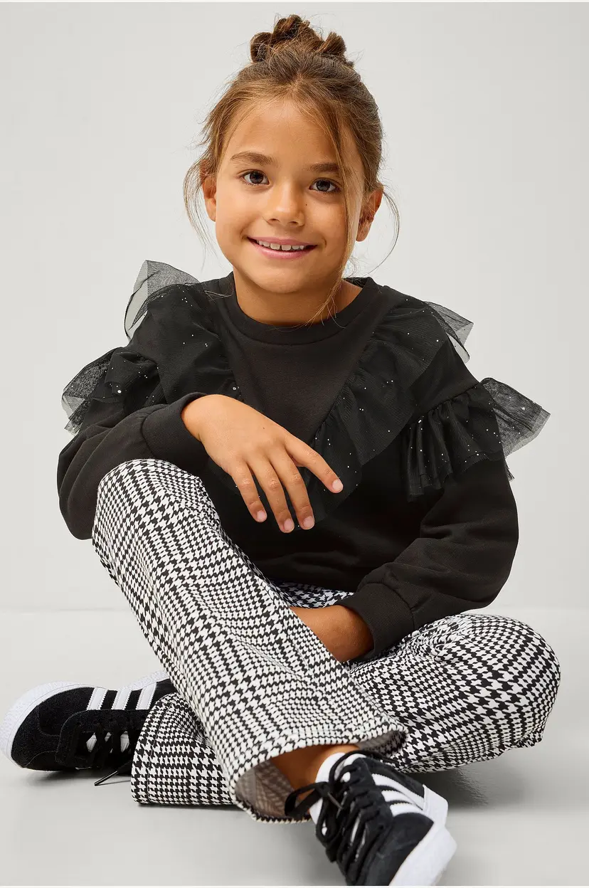 Ellos Collection Leggings Elina Flare - Svart
