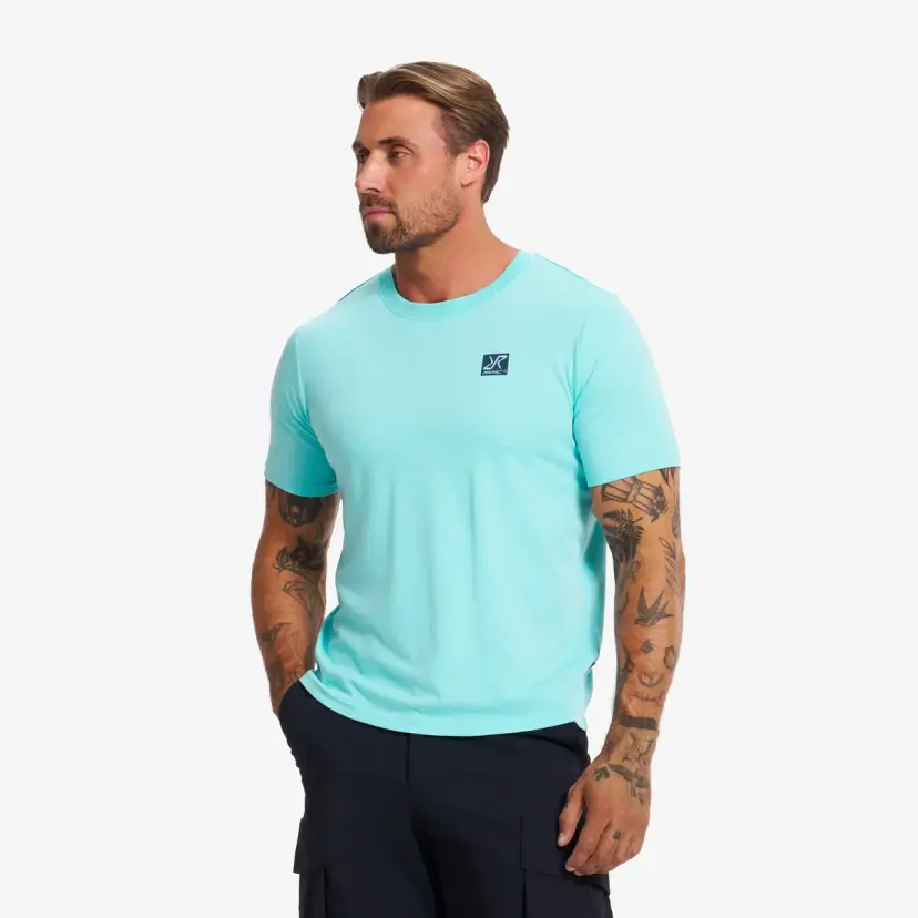 RevolutionRace Easy T-shirt Herre Antigua Turquoise