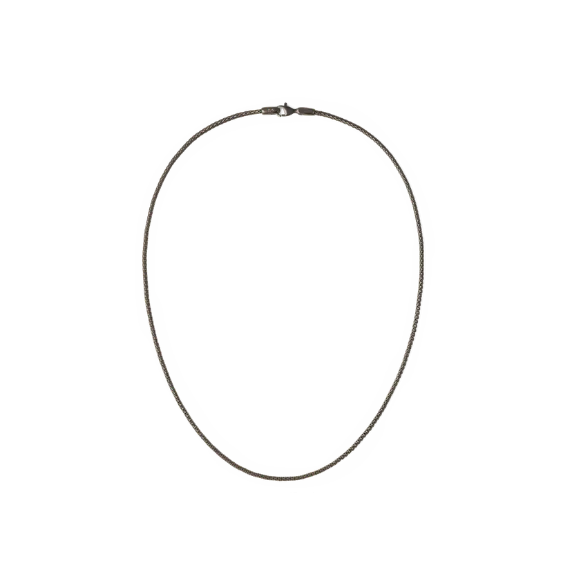 Daniel Wellington Graphite Necklace Tide Mesh 1.8 | DW