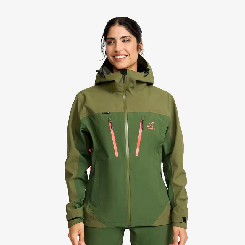 RevolutionRace Silence Proshell 3L Jacket Dame Cypress/Black Forest