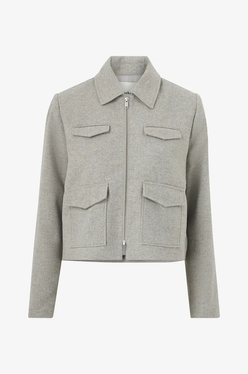 Soaked In Luxury Jakke slAugustina Jacket - Grå