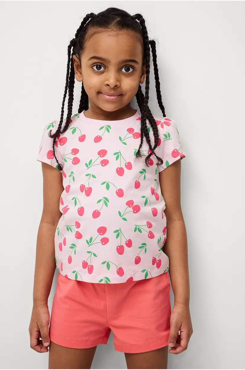 Ellos Collection Topp + Shorts Malva - Rosa