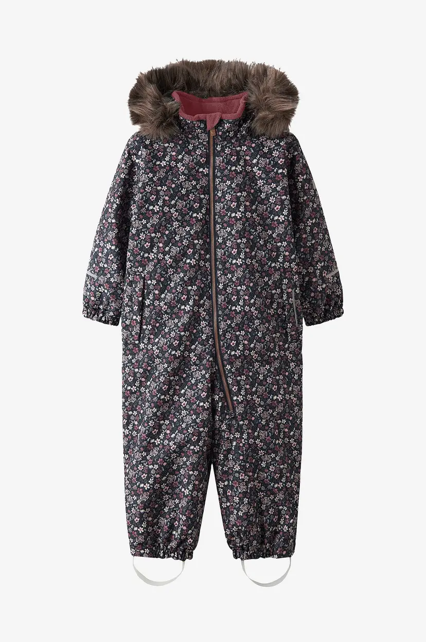 NAME IT Vinter-overall nmfSnow10 Suit Aop - Blå