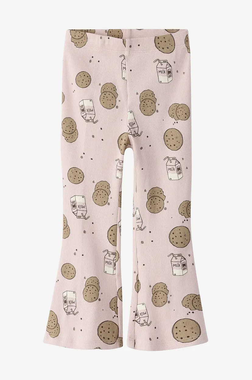 NAME IT Leggings nmfKianna Flared - Rosa