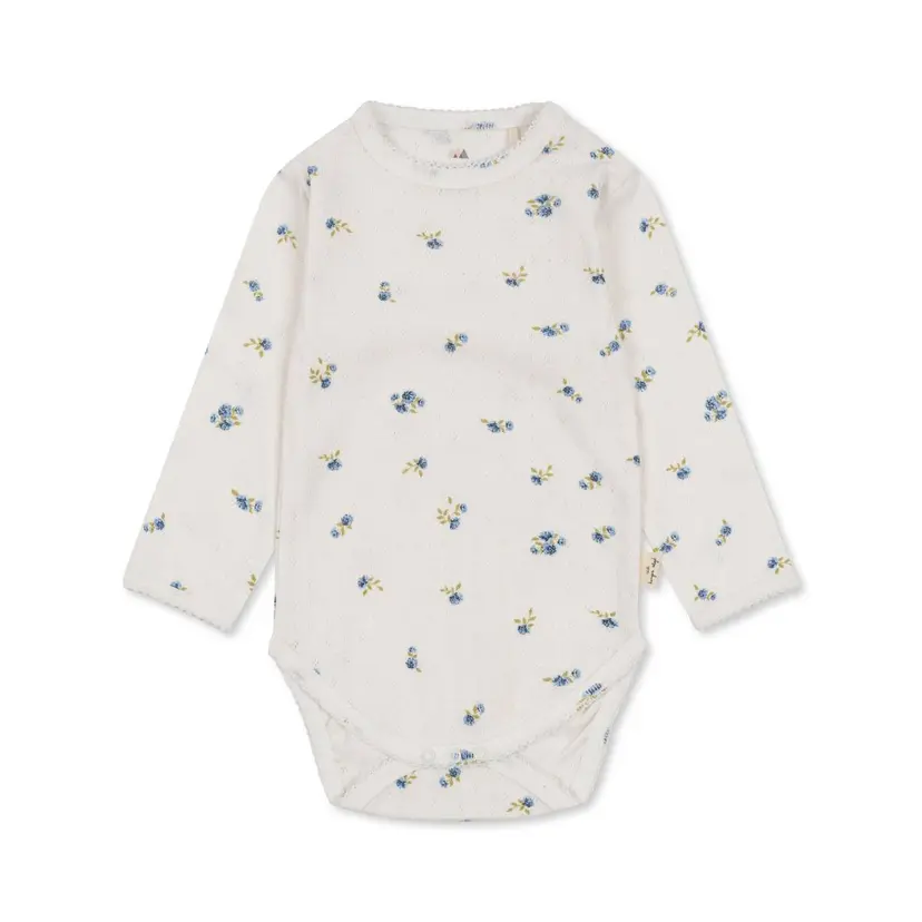 Konges Sløjd Konges Sløjd Minnie Body Bonderose Blue (80 / 1 år)