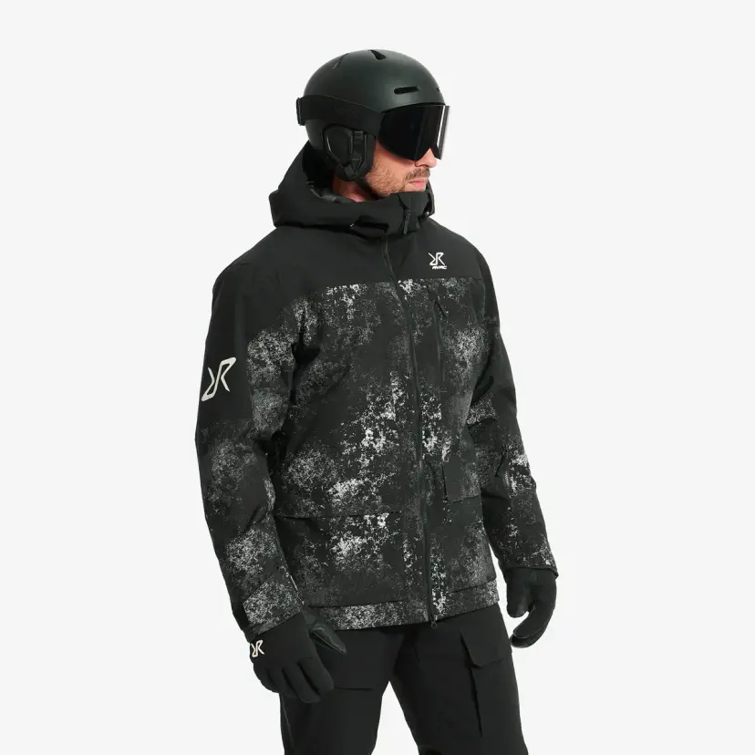 RevolutionRace AccXel Insulated 2L Ski Jacket Herre Alloy Grey/Black