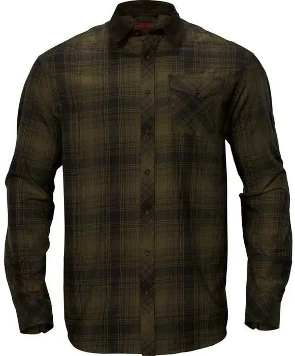 Härkila Härkila M's Driven Hunt Flannel Shirt Olive Green