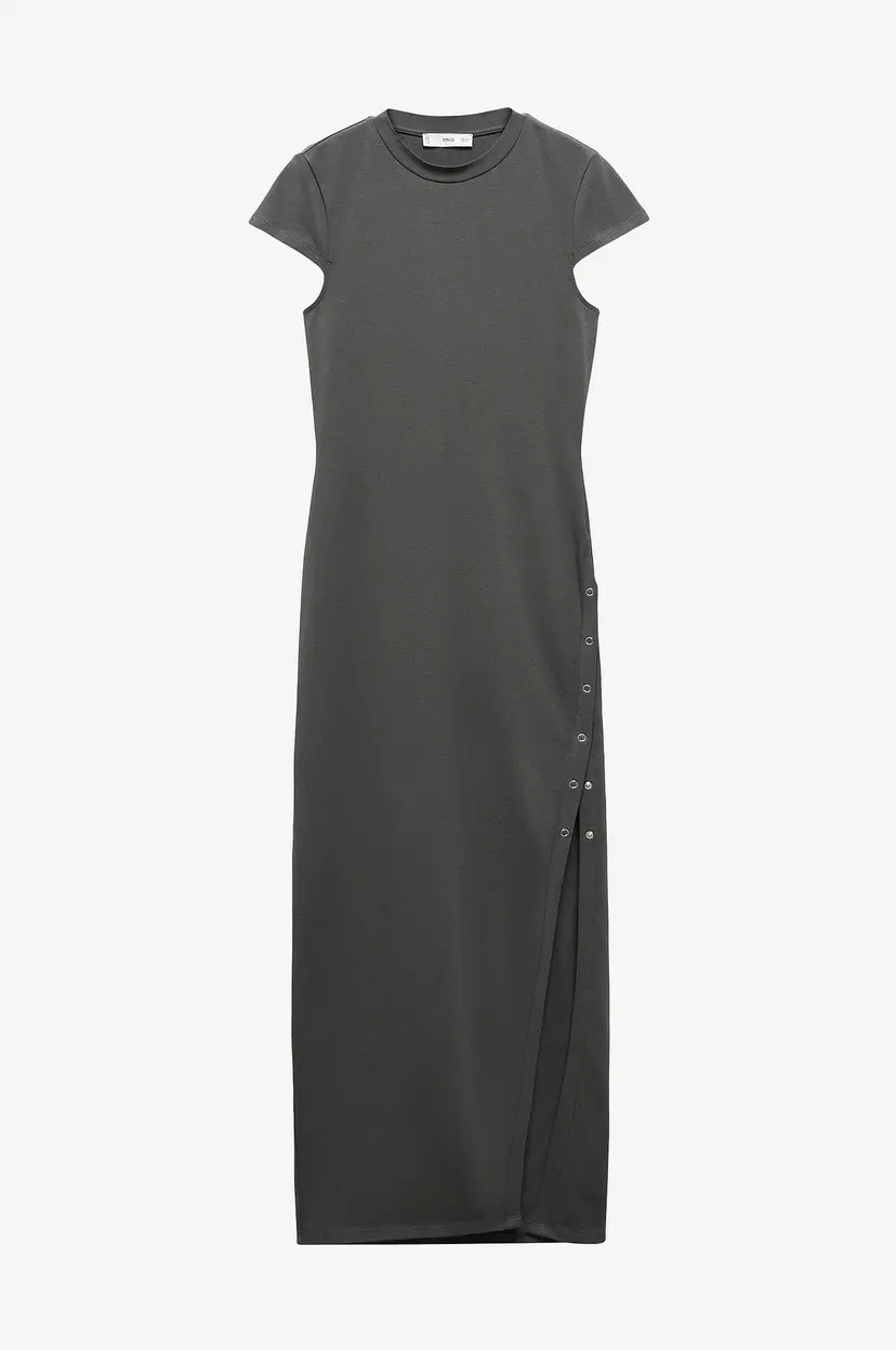 Mango Maxikjole Dress Chia - Grå