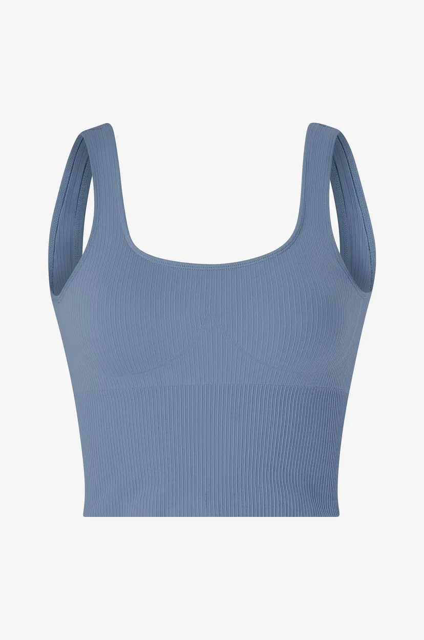 Aim'n Bh-topp Ribbed Seamless Shaping Bralette - Blå