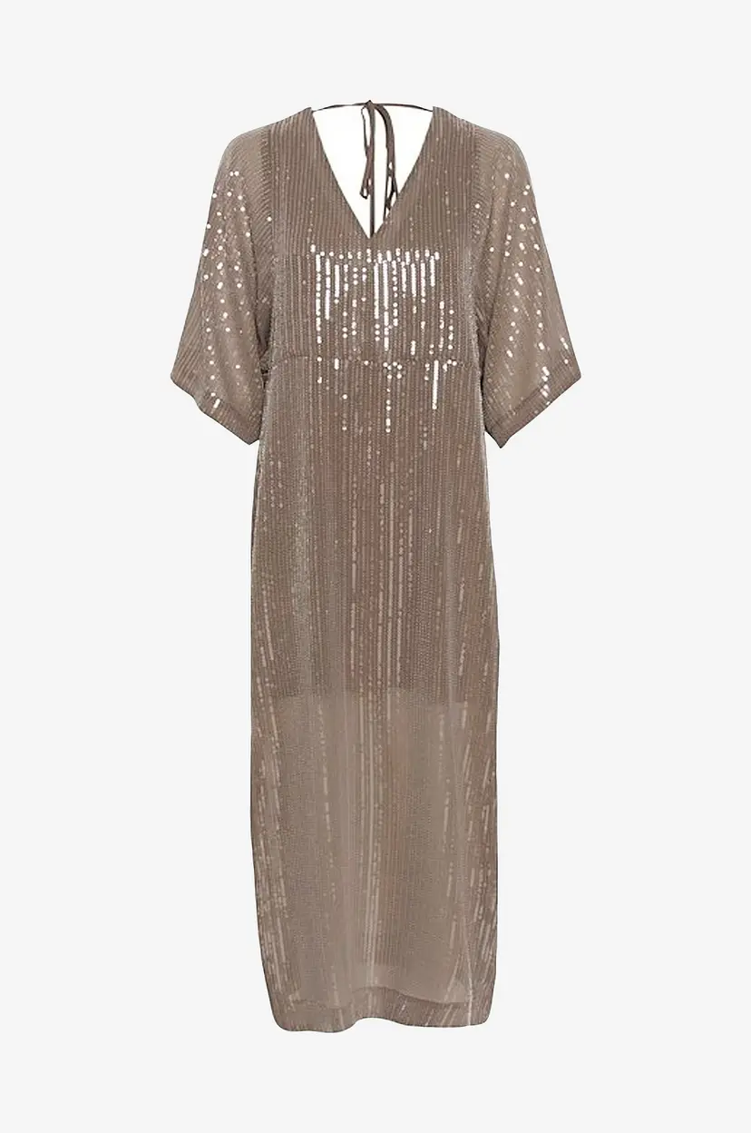 Soaked In Luxury Maxikjole slNanina Dress - Brun