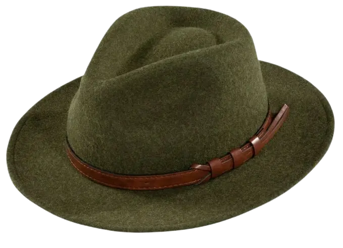 Alan Paine Alan Paine M's Richmond Felt Hat Olive