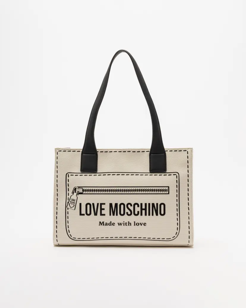 Love Moschino Love Moschino JC4052PP1P White Tote Bag