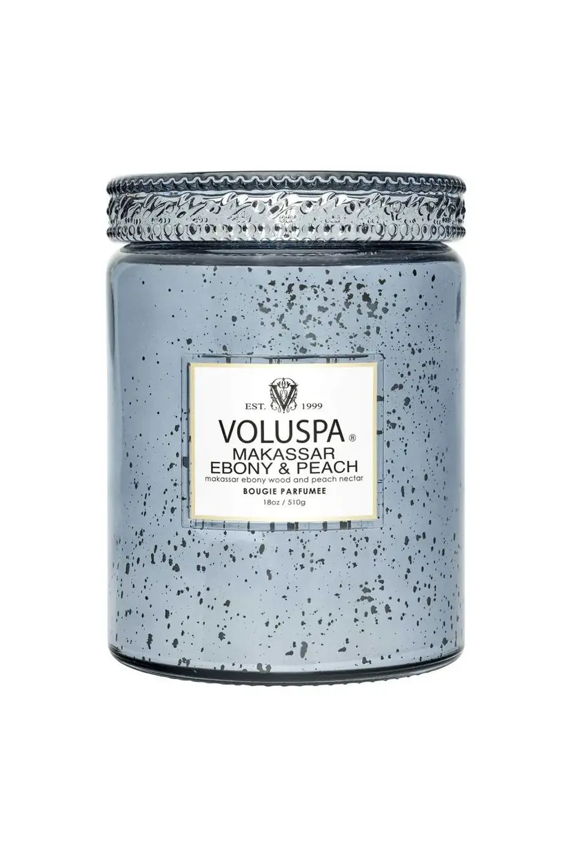 VOLUSPA Large Jar Candle 510g - Makassar Ebony & Peach