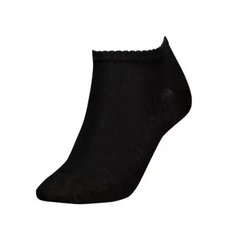 Tommy Hilfiger Tommy Hilfiger Strømper Women Premium Rib Sneaker Socks Svart Str 39/42 Dame