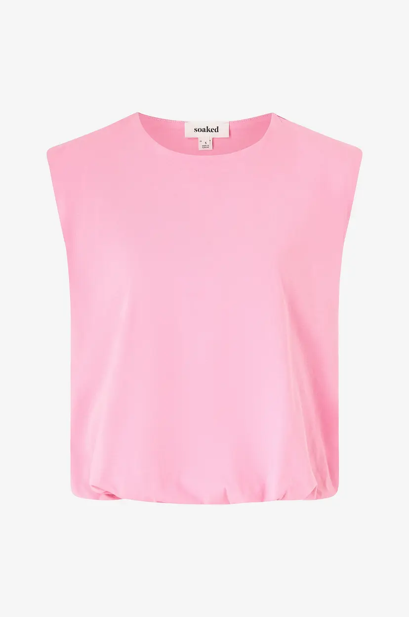 Soaked In Luxury Topp slJina Balloon Tank Top - Rosa