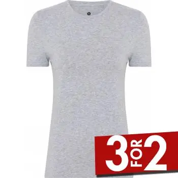 JBS of Denmark JBS of Denmark Bamboo Blend Slim Tee Lysgrå Small Dame