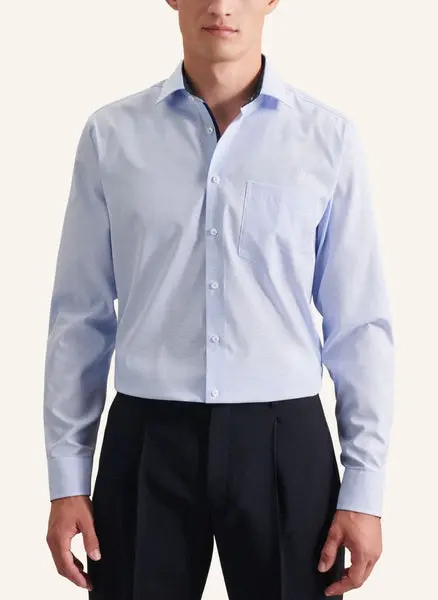 SEIDENSTICKER Seidensticker Regular Fit Striped Business Kent Shirt