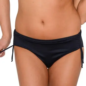 Saltabad Saltabad Bikini Basic Maxi Tai With String Svart polyamid 44 Dame