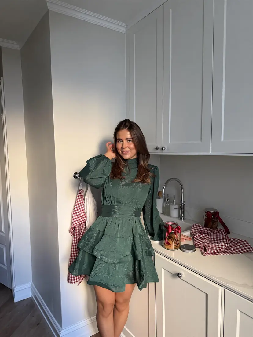 Kayani Kelly Minari Dress - Smaragd