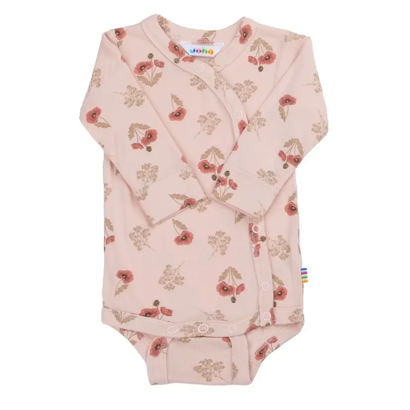 Joha Joha Poppy & Mill Bambus Omslagsbody Lys Rosa (50 / 0-1 mnd)