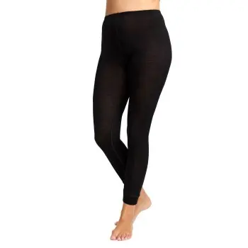 Damella Damella Wool Leggings Svart merinoull X-Small Dame