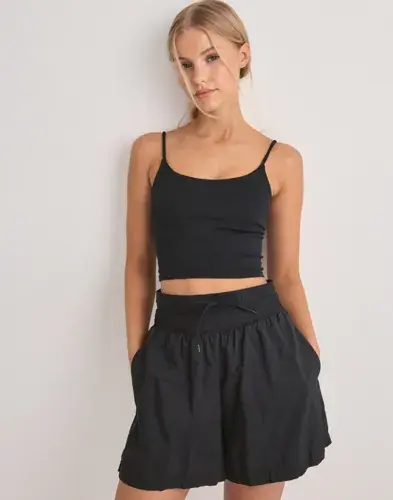 Nike Nike - Svart - W Nsw Double Waistband Short