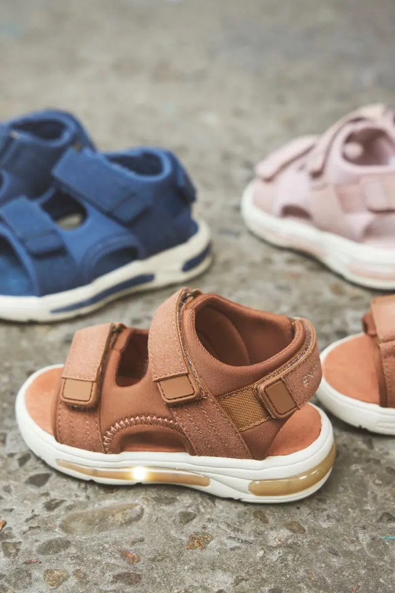 En Fant En Fant Sandals Velcro w. Light Mocha Mousse (30)