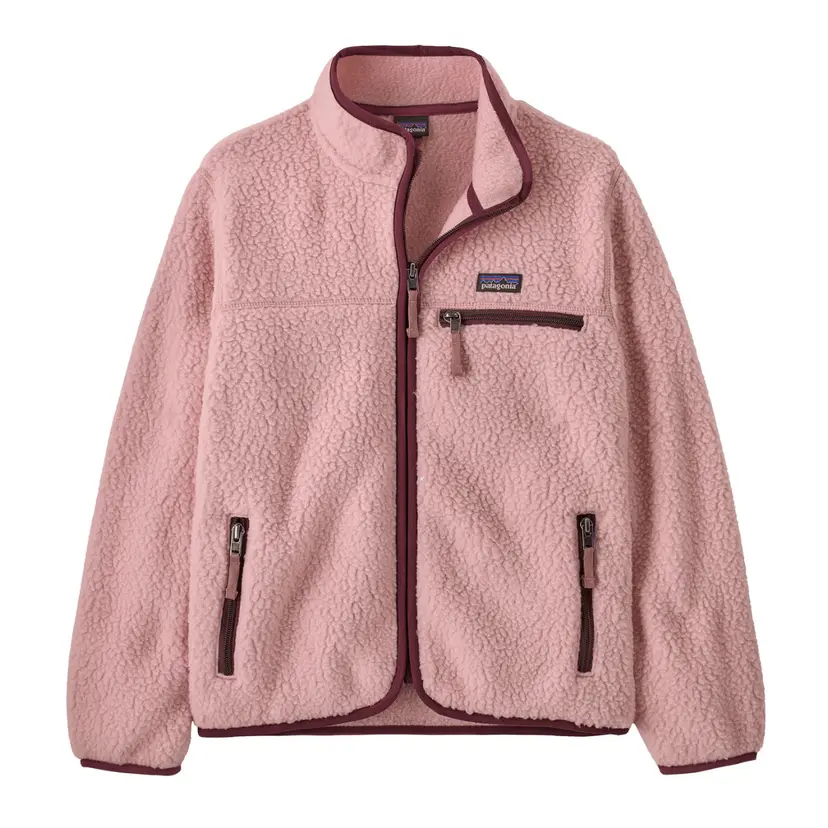 Patagonia Patagonia - Kids' Retro Pile Fleece Jacket Fuzzy Mauve