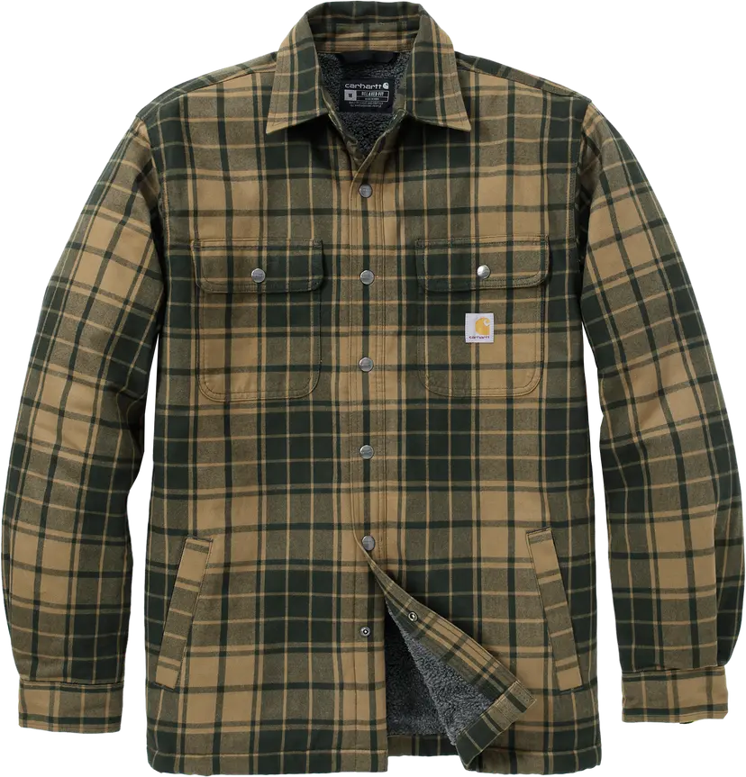 Carhartt Carhartt Men's Hubbard Plaid Shirt Jac Night Fatigue