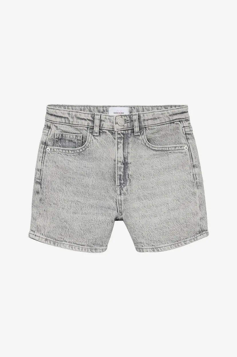 Vero Moda Girl Jeans-shorts vmTess Short Dnm Shorts Mix Girl - Grå