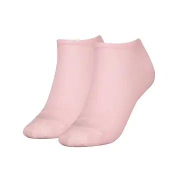 Tommy Hilfiger Tommy Hilfiger Strømper 2P Women Sneaker Sock Lysrosa Str 39/42 Dame